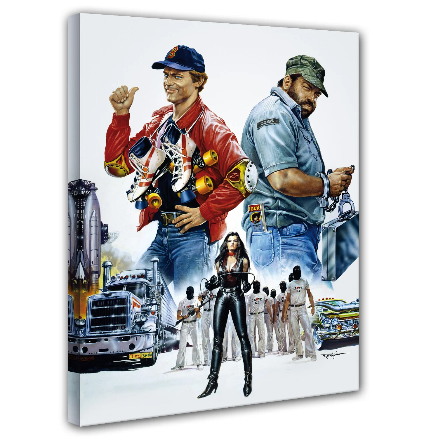 Canvas - Go For It - Terence Hill - Renato Casaro Edition