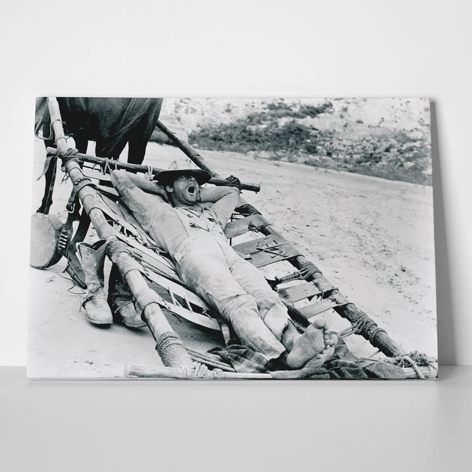 Canvas - Trinity - Flatbed (b/w) - They Call Me Trinity - Terence Hill - Image 2