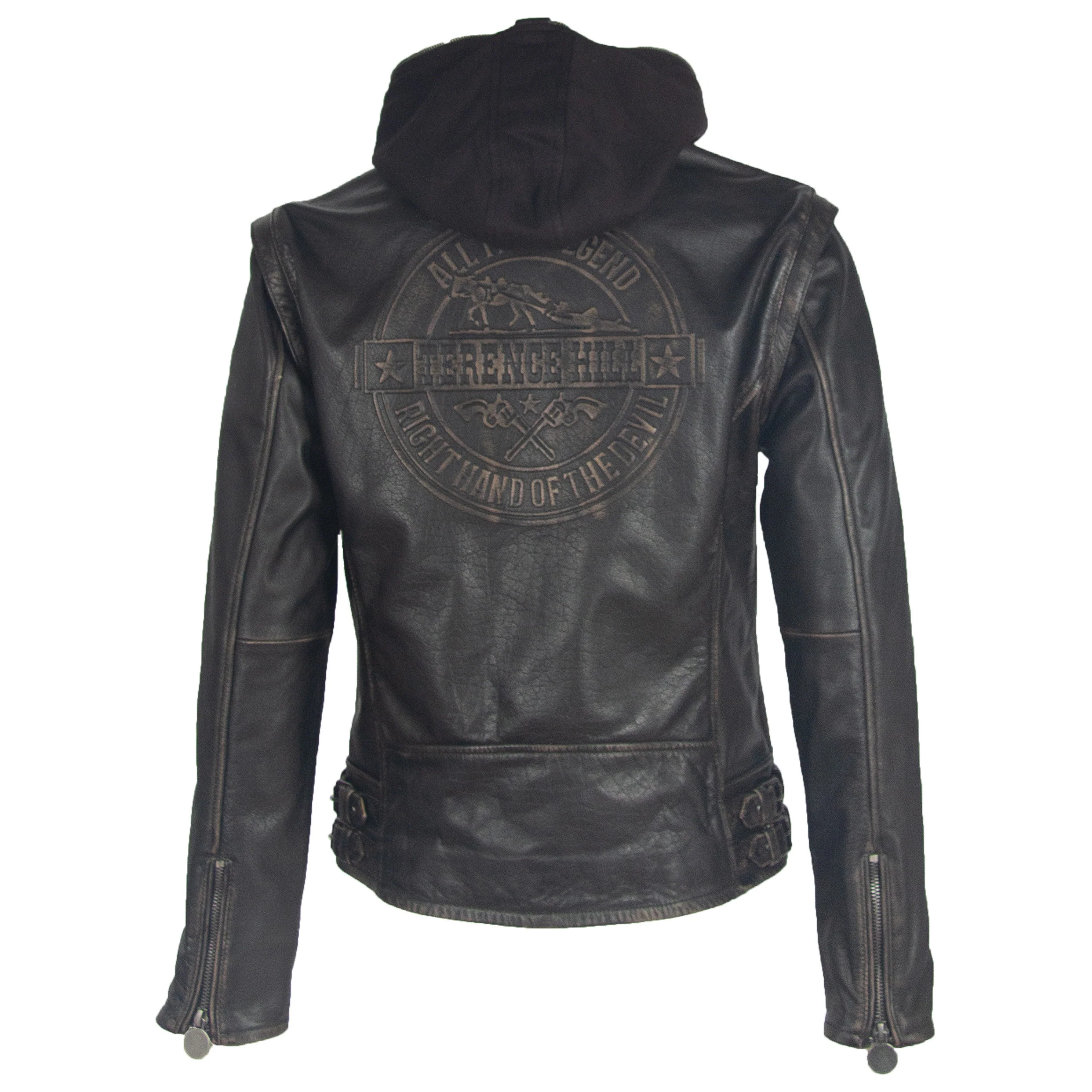 Limited Terence Hill leather jacket with original signature - Image 10