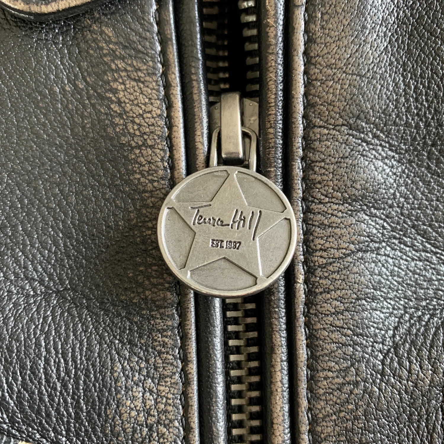 Limited Terence Hill leather jacket with original signature - Image 5