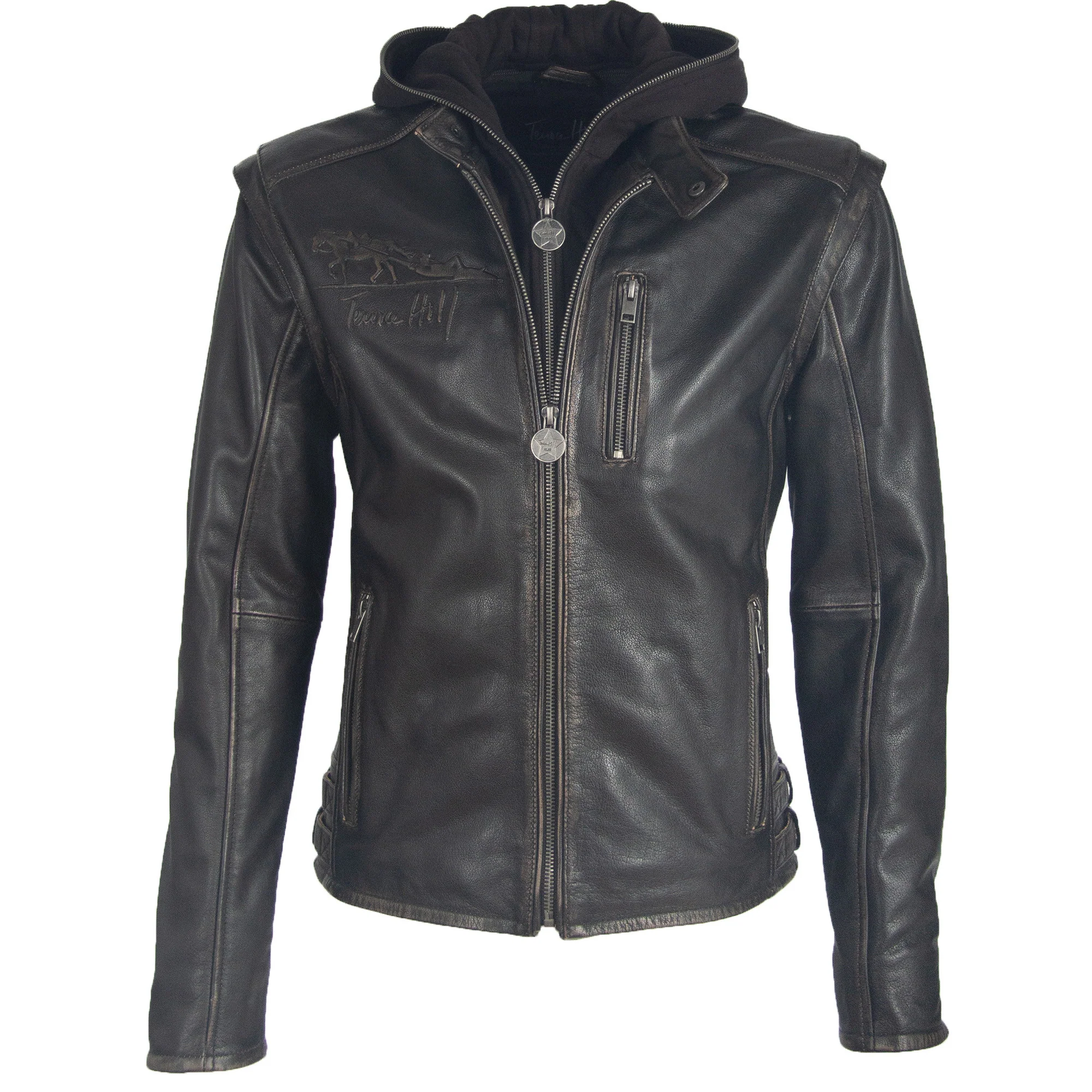 Limited Terence Hill leather jacket with original signature - Image 9