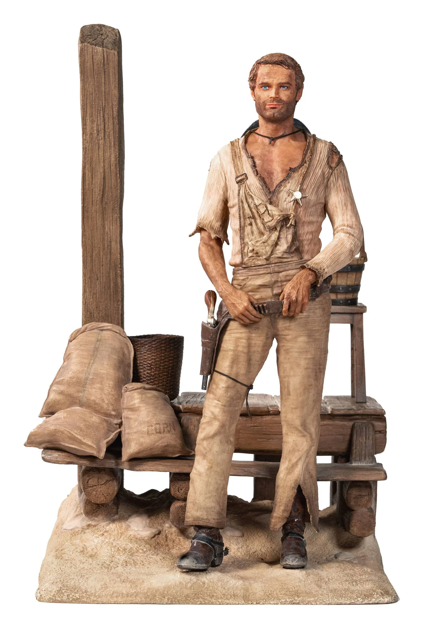 Terence Hill statue 1970 scale 1:6 (36cm) with exclusive autograph card - Image 3