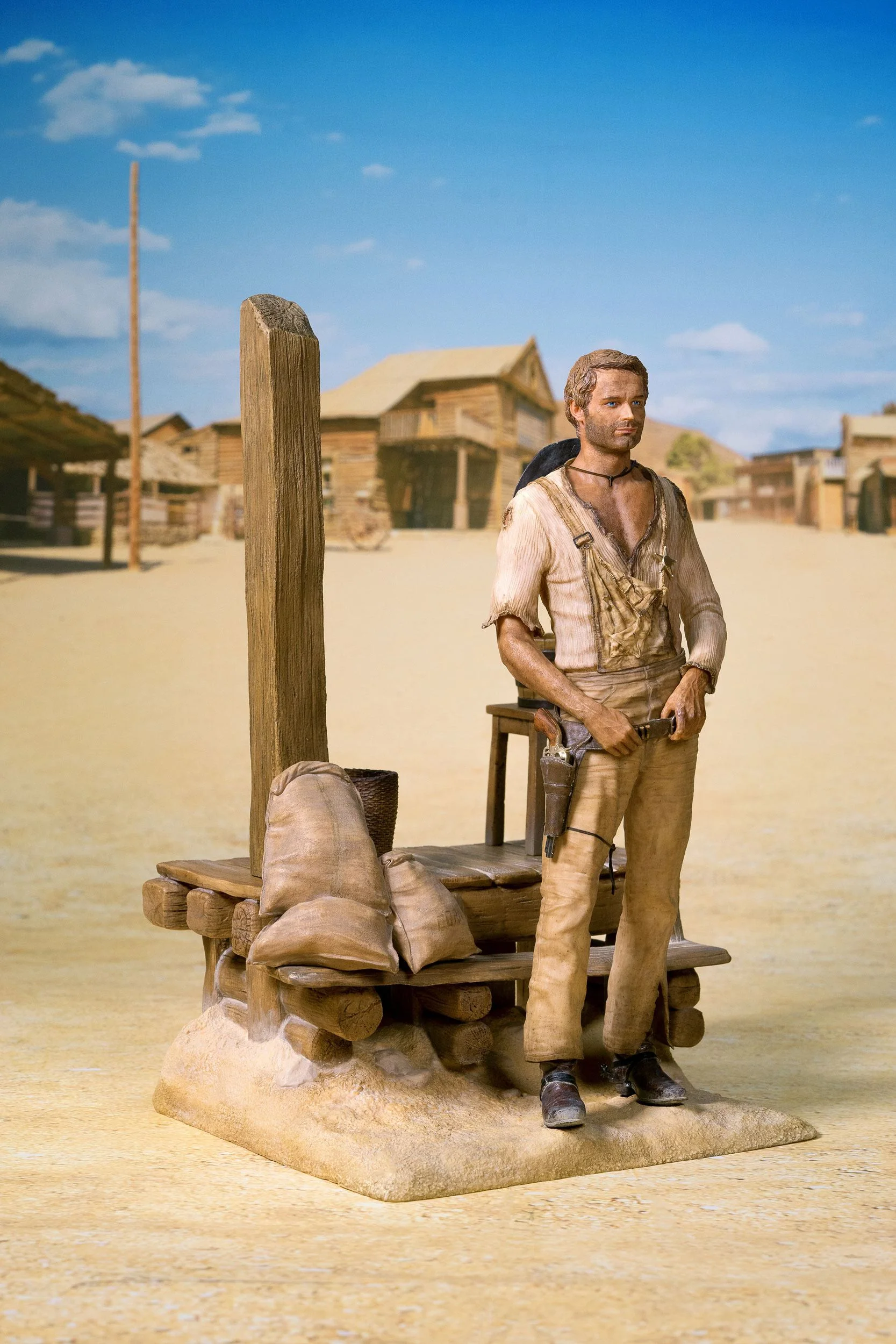 Terence Hill statue 1970 scale 1:6 (36cm) with exclusive autograph card - Image 5